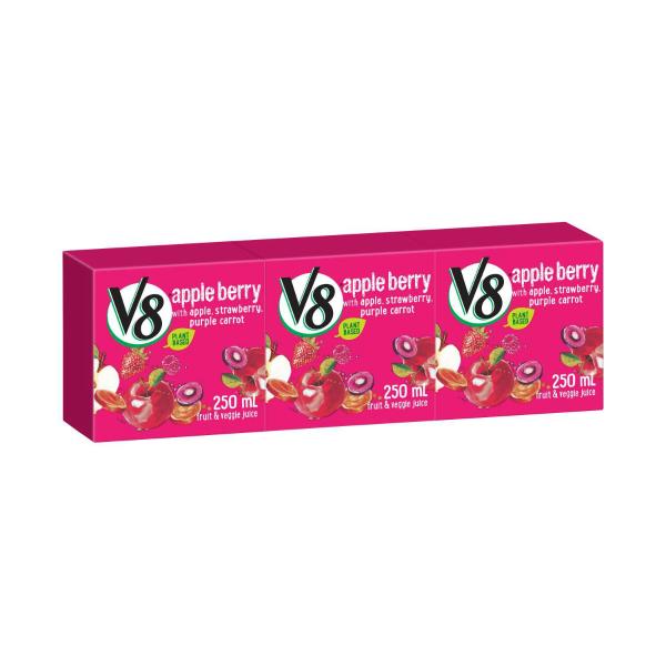 V8 Apple Berry Juice 3 Pack