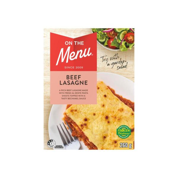 Frozen Beef Lasagne