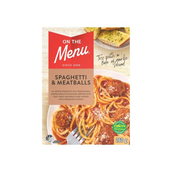 Frozen Spaghetti & Meatballs Meal