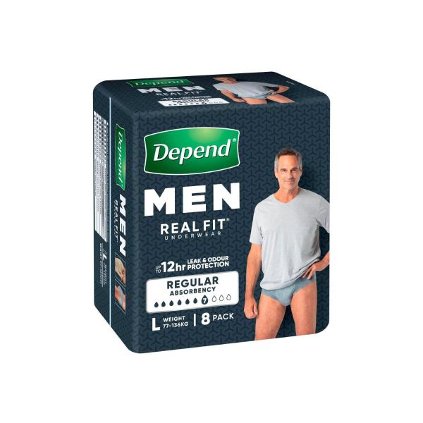 Real Fit Incontinence Underwear Men Large