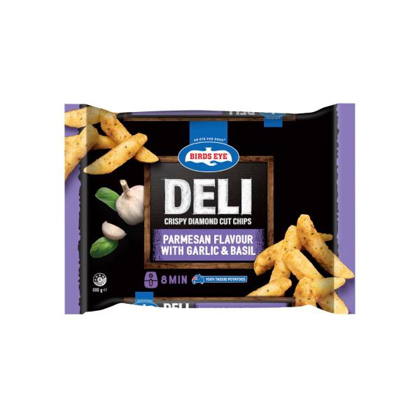 Deli Parmesan Garlic & Basil Frozen Potato Chips