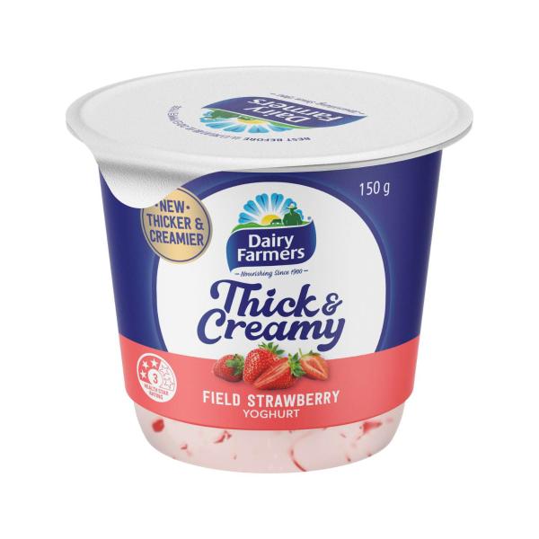 Thick & Creamy Strawberry Yoghurt