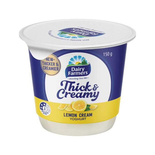 Thick & Creamy Lemon Cream Yoghurt
