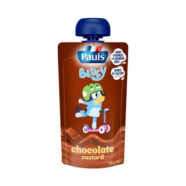 Kids Custard Pouch Bluey Chocolate