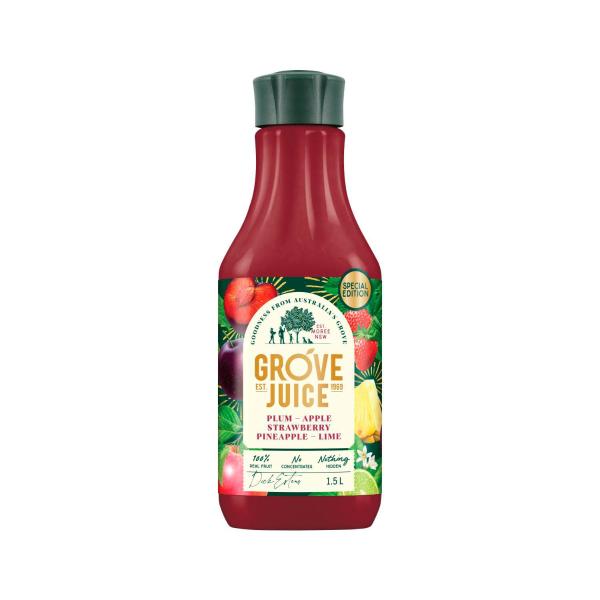 Plum- Apple- Strawberry- Pineapple & Lime