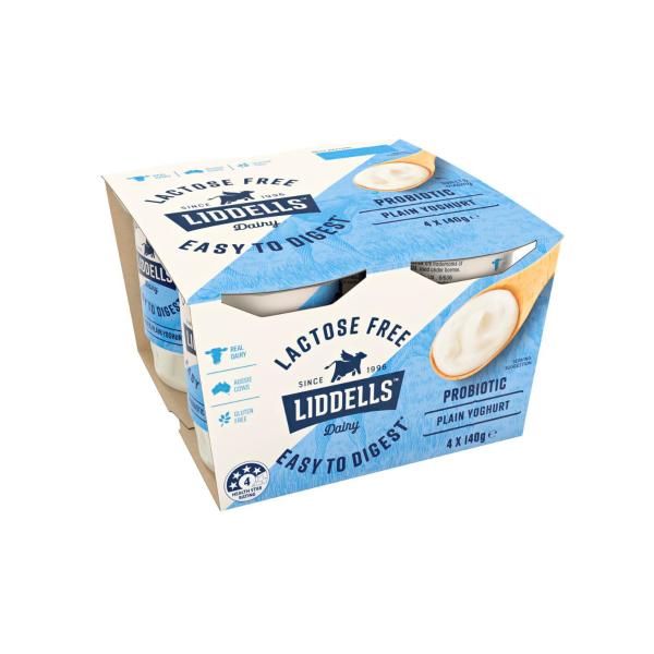 Lactose Free Yoghurt Plain 4x140g