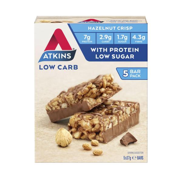 Low Carb Hazelnut Crisp Bars 185g