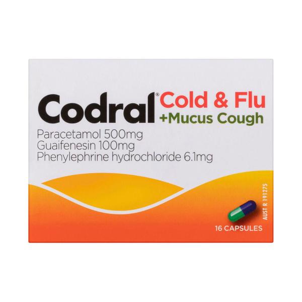 Cold & Flu + Mucus Cough Capsules