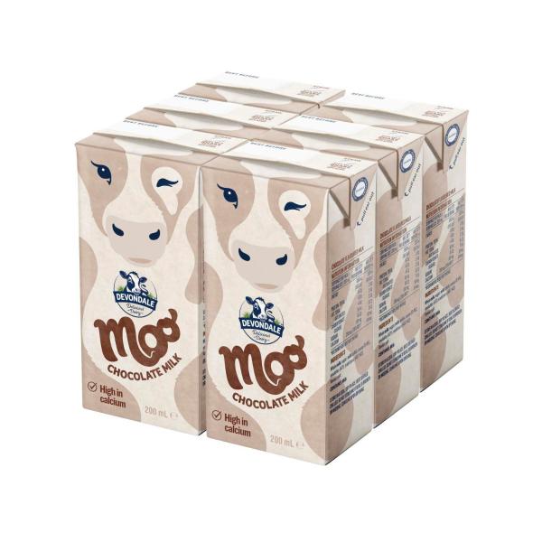Moo Flavoured Milk Chocolate Multipack 6x200ml
