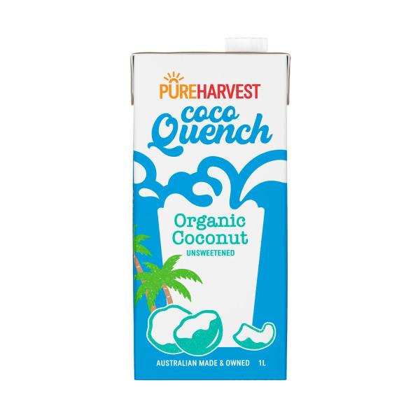 Coco Quench Organic Coconut Unsweetened Long Life Milk Uht