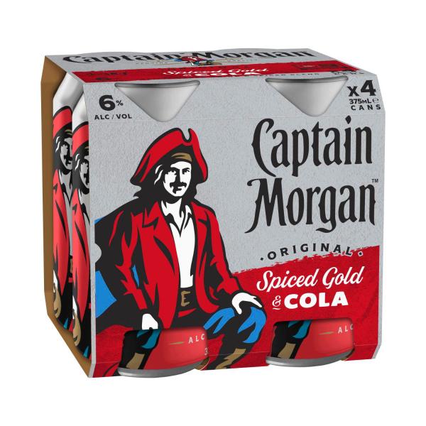 Spiced Rum & Cola Can 6% 375ml