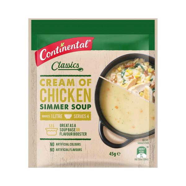 Cream Of Chicken Soup Serves 4