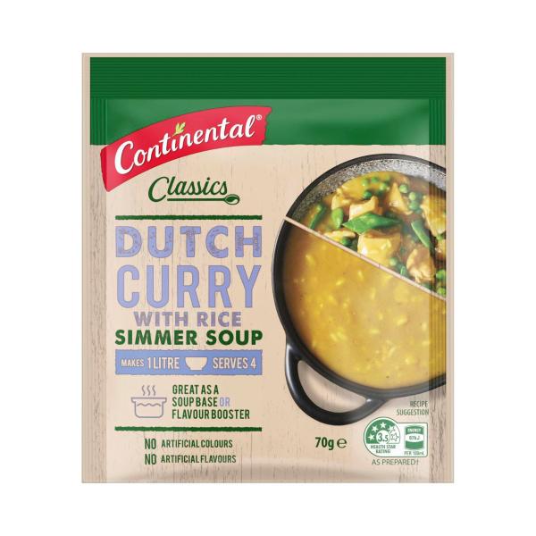 Dutch Curry & Rice Soup Serves 4