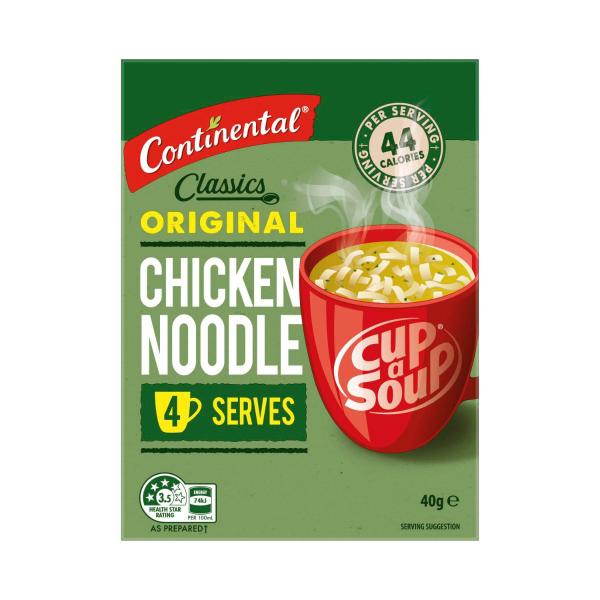 Cup A Soup Chicken Noodle Soup Serves 4