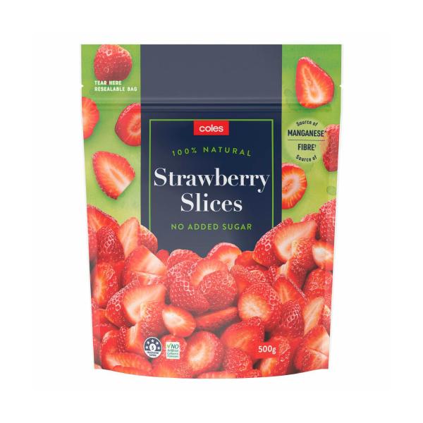 Frozen Fruit Sliced Strawberries