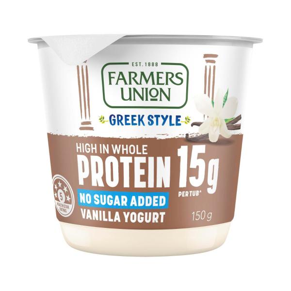 Greek Style No Added Sugar Protein Yoghurt Vanilla