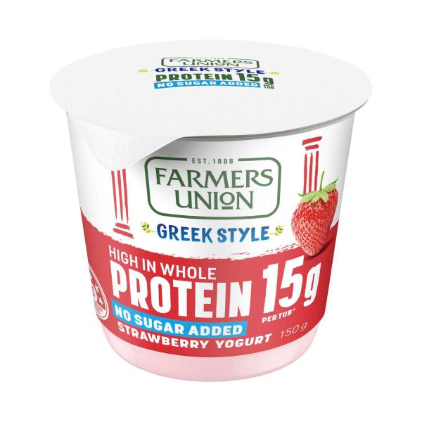 Greek Style No Added Sugar Protein Yoghurt Strawberry