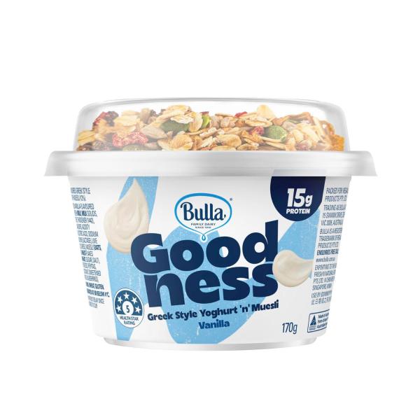 Goodness Greek Style Yoghurt 'n' Muesli Vanilla