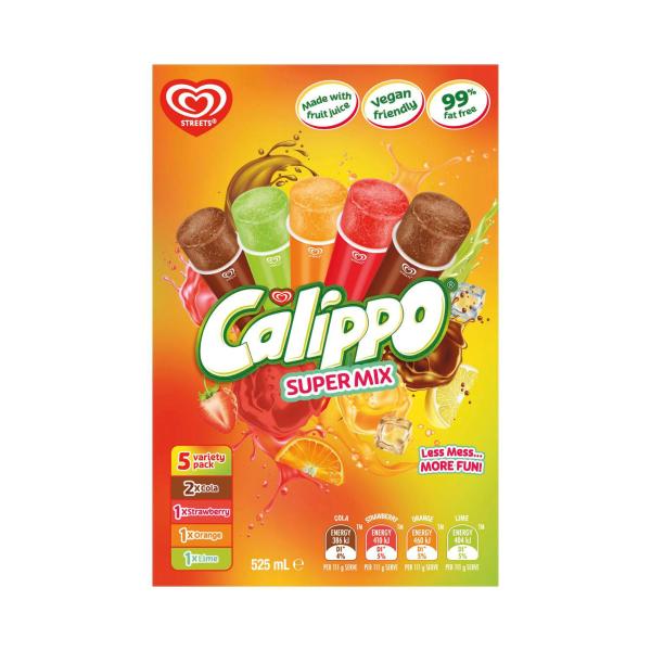 Calippo Super Mix Ice Blocks 5 Pack
