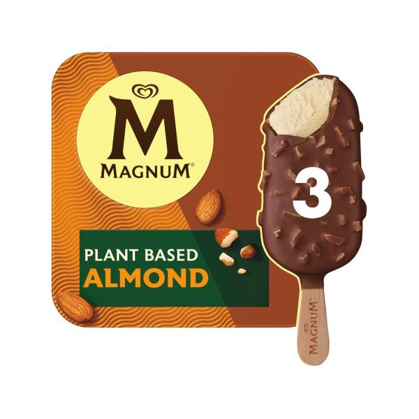 Plant Based Almond Frozen Dessert Sticks 3 Pack
