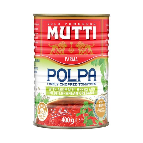 Polpa Finely Chopped Tomatoes With Herb