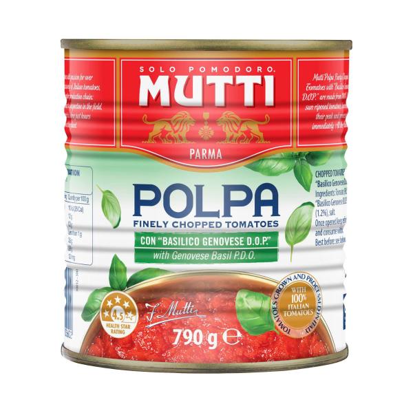 Polpa Finely Chopped Tomatoes With Basil