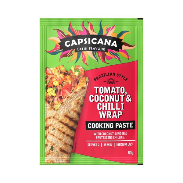 Brazilian Style Tomato Coconut & Chilli Wrap Paste