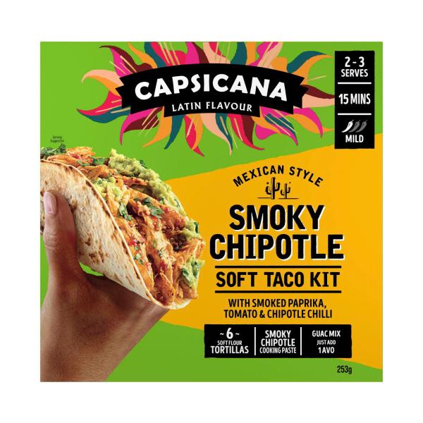 Mexican Style Smoky Chipotle Soft Taco Kit
