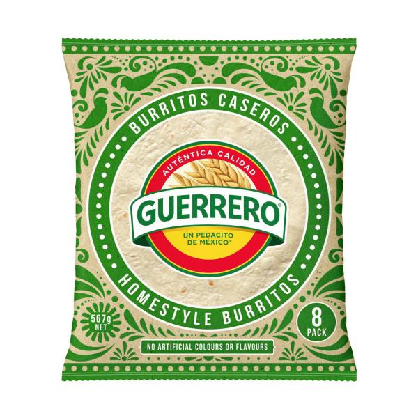 Burrito Tortillas 10in 8 Pack