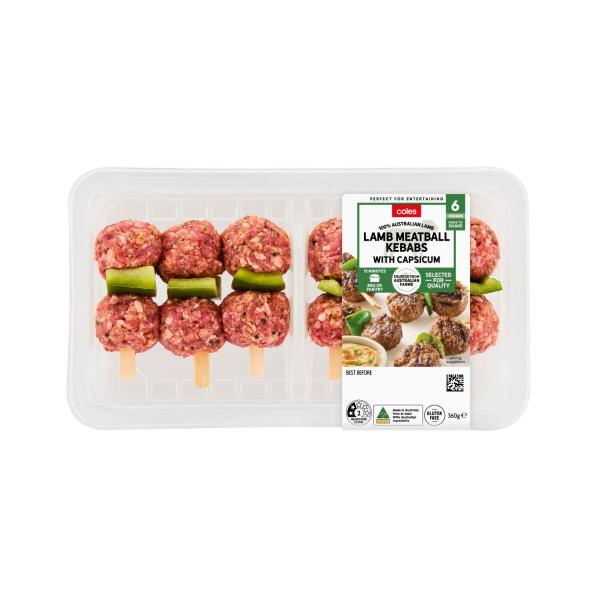 Entertaining Meatball Kebabs With Capsicum