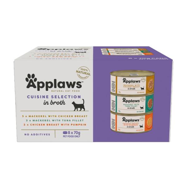 Tin Multipack Cuisine Selection Cat Food 8x70g