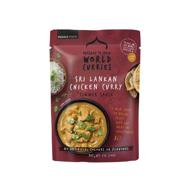 Passage To India Sri Lanka Chicken Curry Simmer Sauce
