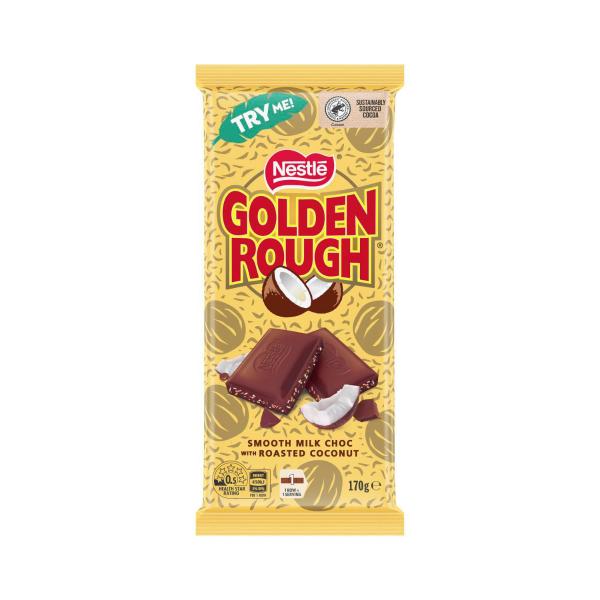 Golden Rough Coconut Chocolate Block