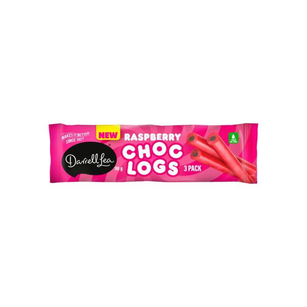 Triple Chocolate Raspberry Logs