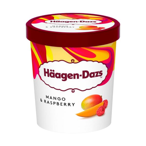 Mango & Raspberry Ice Cream Tub