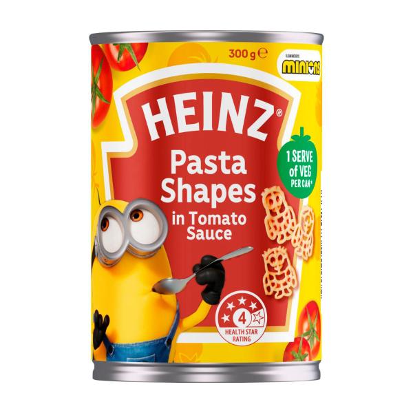 Minion Pasta Shapes In Tomato Sauce