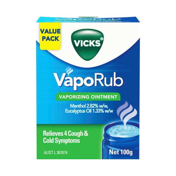 Vaporub Ointment Decongestant Chest Rub