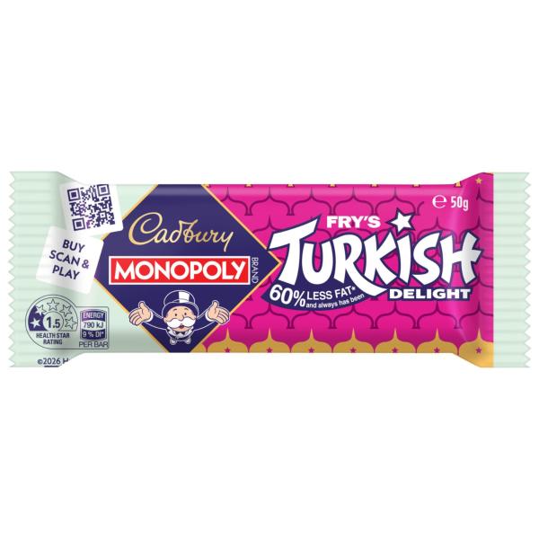 Turkish Delight Milk Chocolate Bar