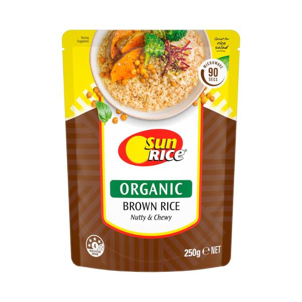 Microwave Organic Brown Rice Pouch