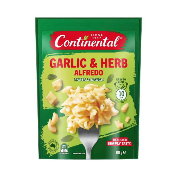 Pasta & Sauce Alfredo Garlic & Herbs