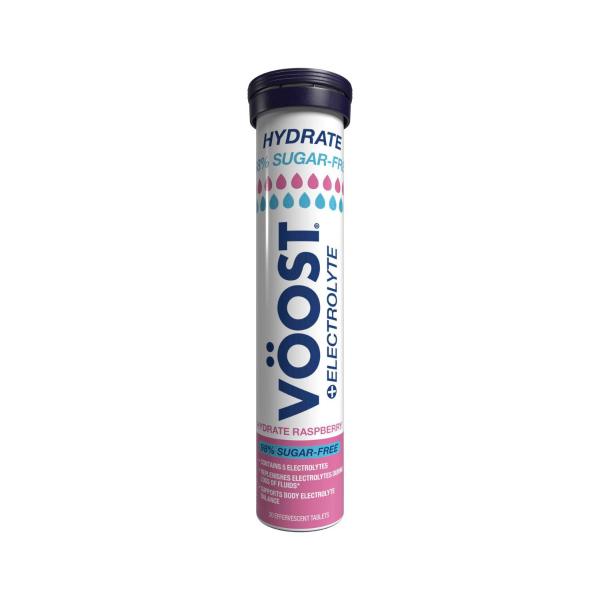 Effervescent Hydrate Sugar Free Raspberry Tablets