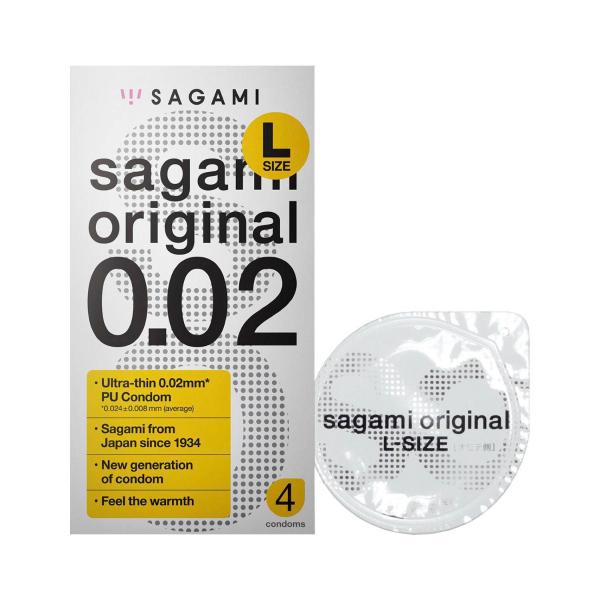 Original 0.02 L-size Extra Thin Pu Condoms