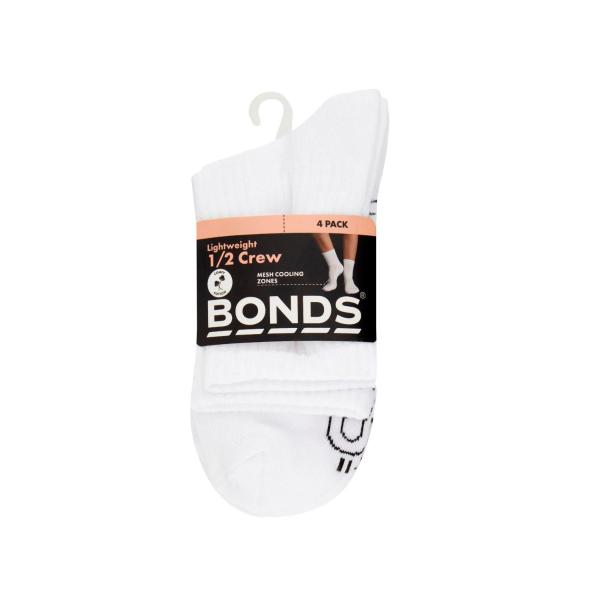 Womens Half Crew (3+) Socks