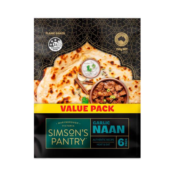 Garlic Naan Value 6 Pack
