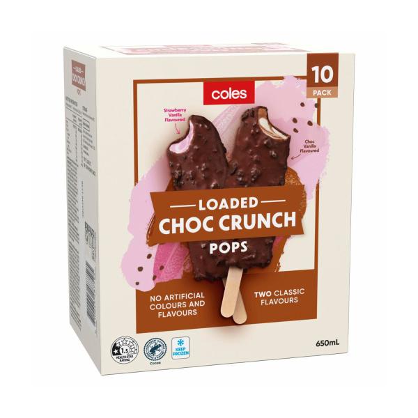 Loaded Choc Crunch & Strawberry Pop 10 Pack