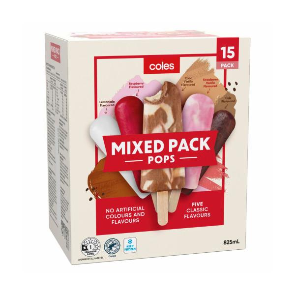 Mixed Pack Pops 15 Pack