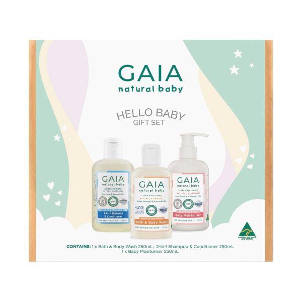 Natural Baby Hello Baby Gift Set 3x250ml