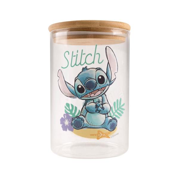 Glass Canister With Bamboo Lid 1l