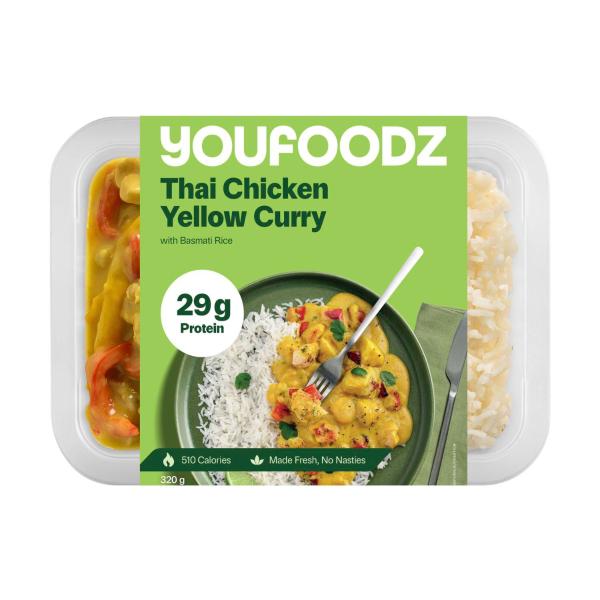 Thai Chicken Yellow Curry With Basmati Rice