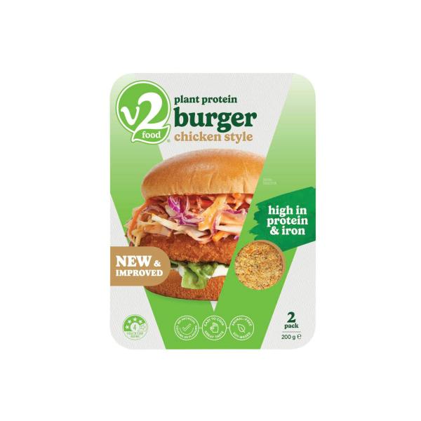 Plant Based Chicken Style Burger 2 Pack